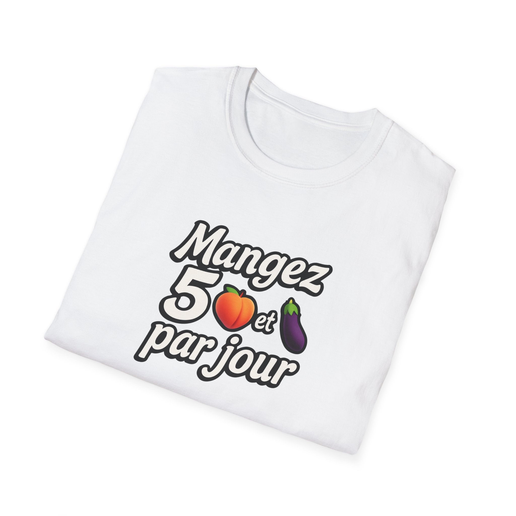 Mangez 5 fruits et légumes par jour T-Shirt