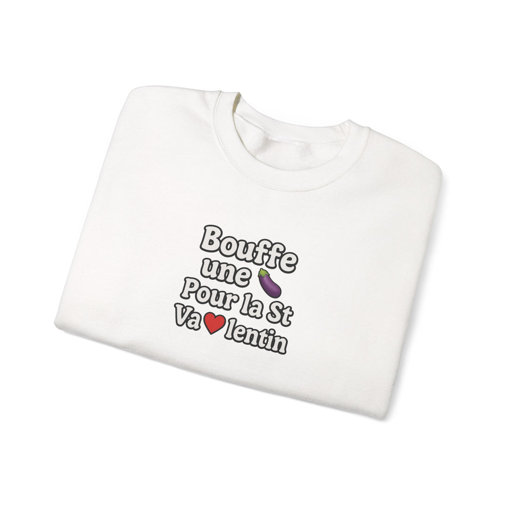 "Bouffe une aubergine Pour la St Valentin" Cozy Crewneck