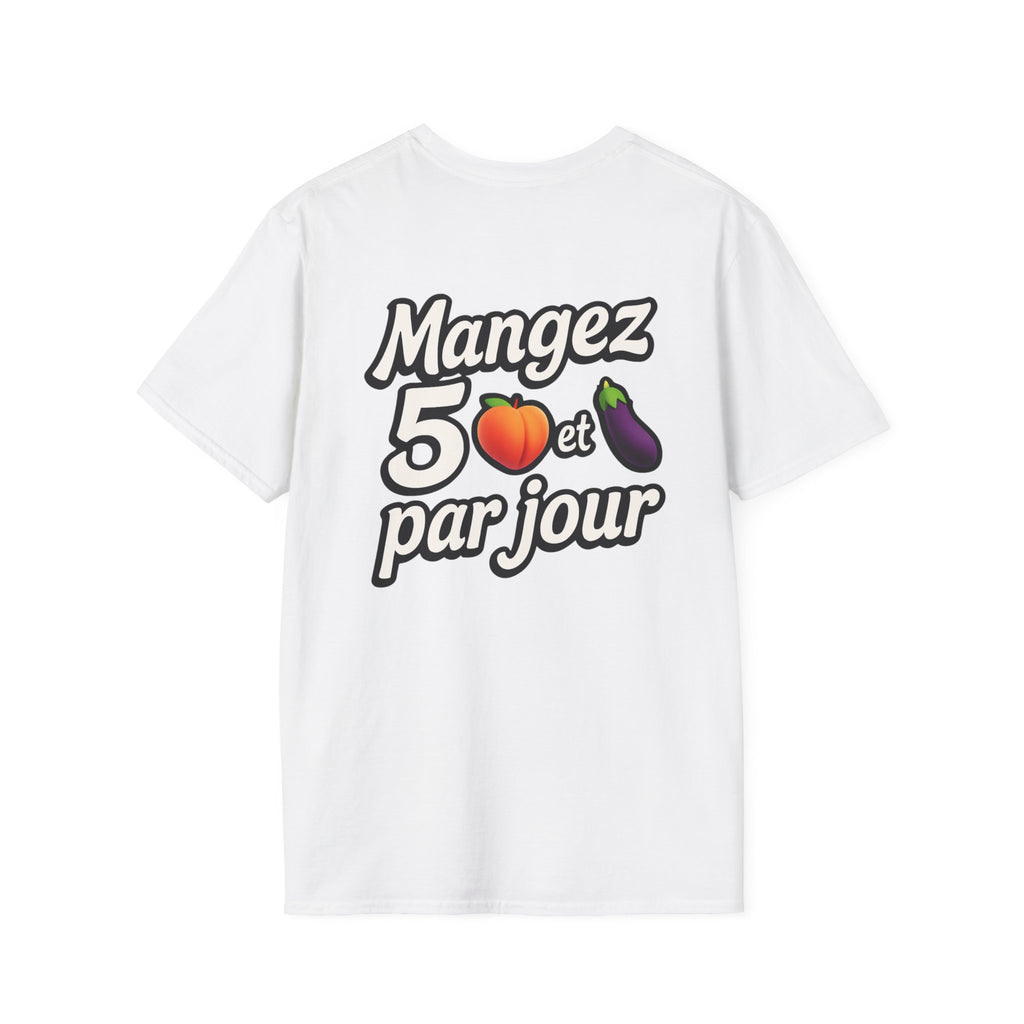 Mangez 5 fruits et légumes par jour T-Shirt