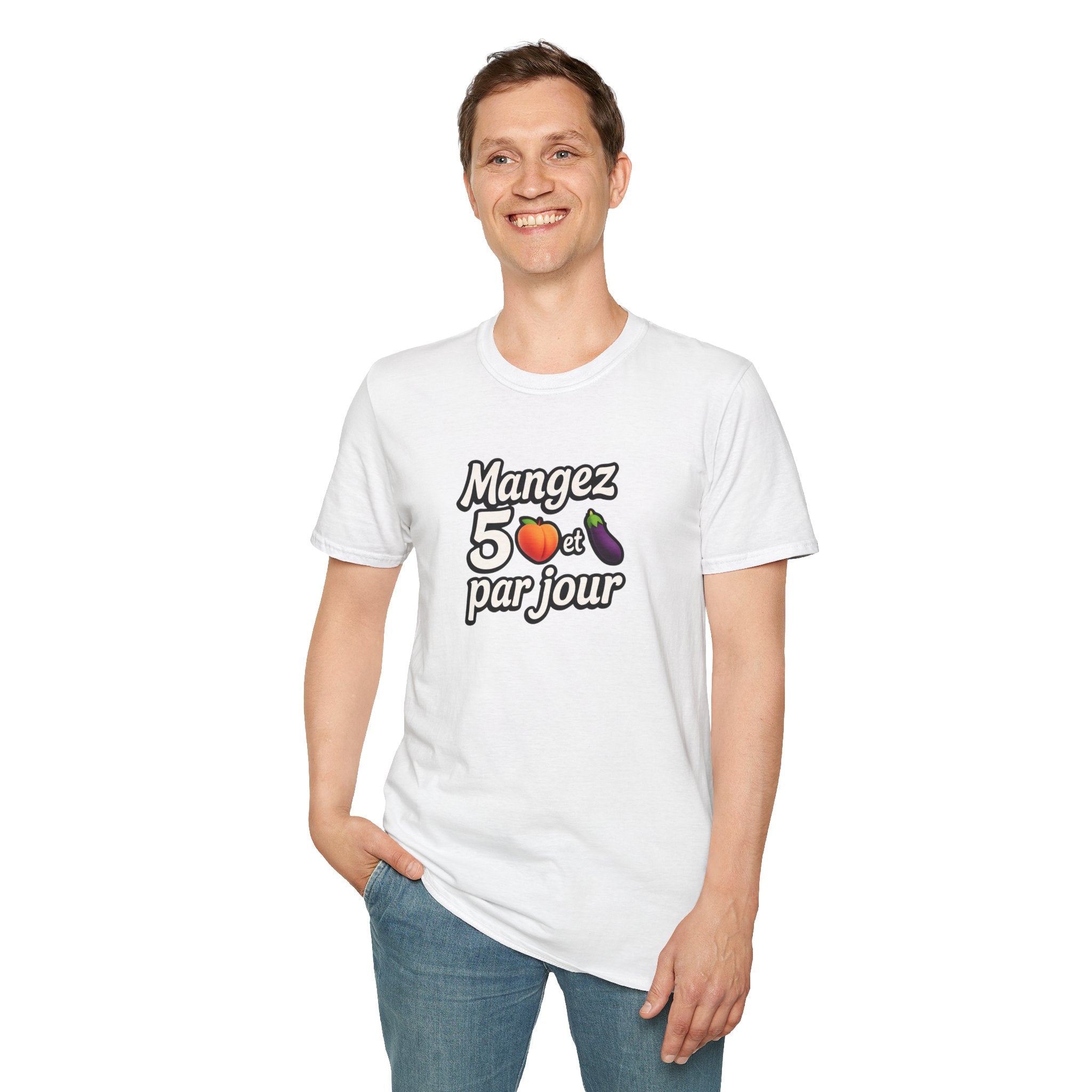 Mangez 5 fruits et légumes par jour T-Shirt
