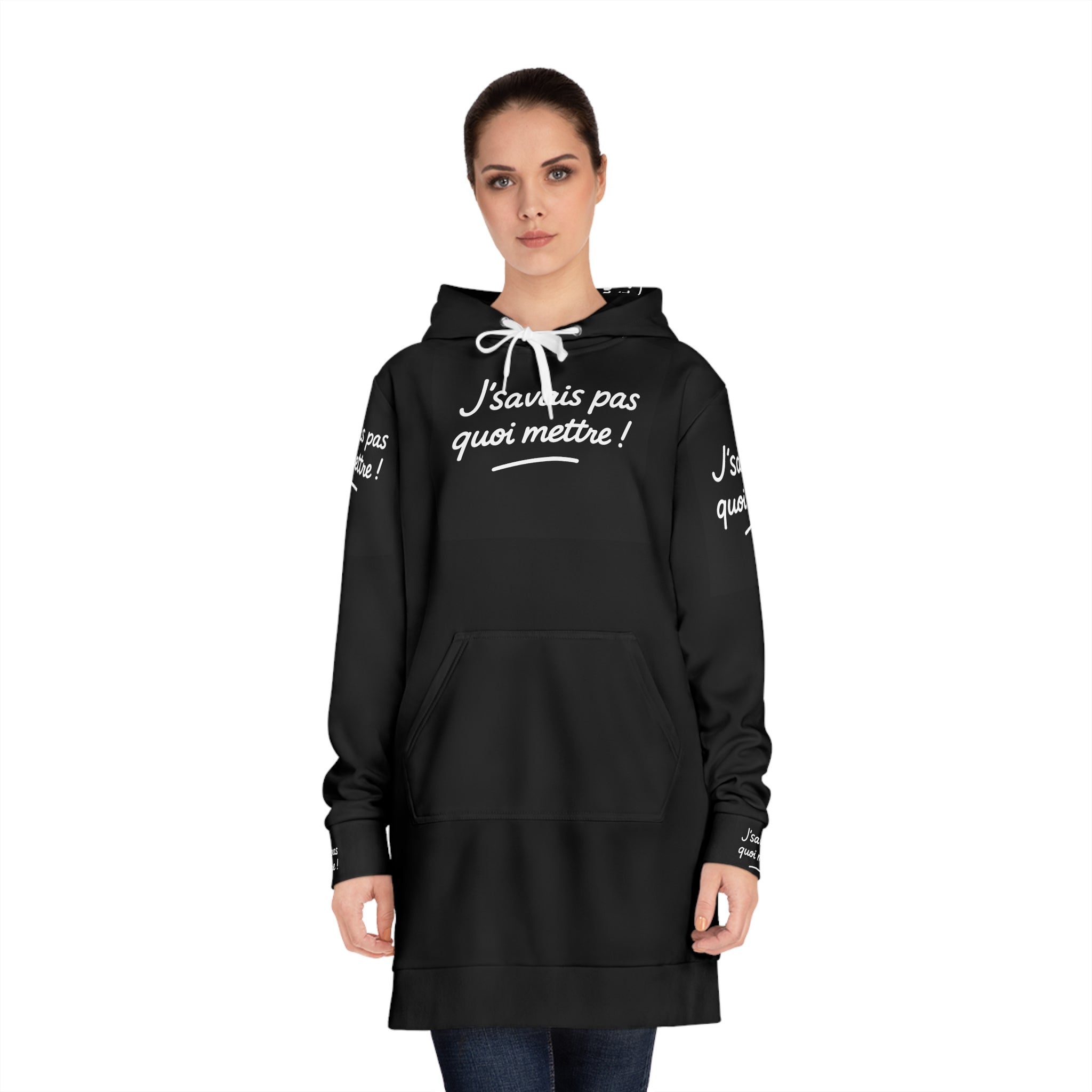 Robe sweat " j'savais pas quoi mettre ! "