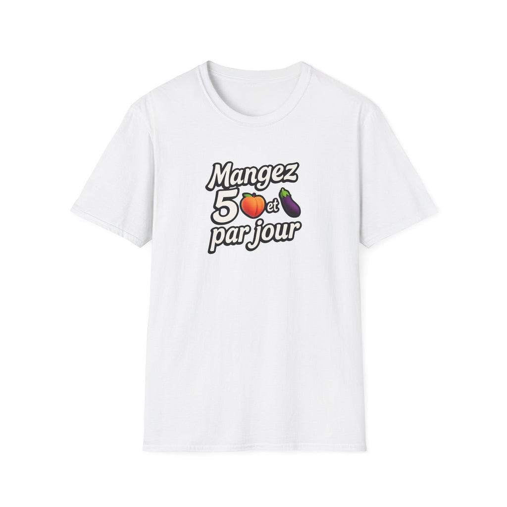 Mangez 5 fruits et légumes par jour T-Shirt