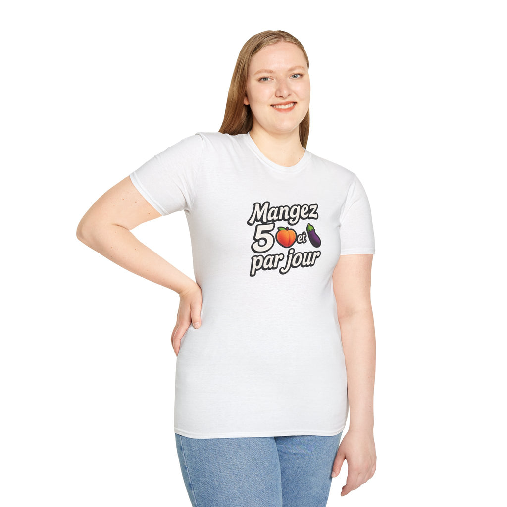 Mangez 5 fruits et légumes par jour T-Shirt
